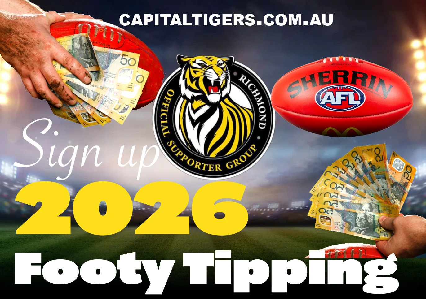 Capital Tigers 2026 Footy Tipping Competition