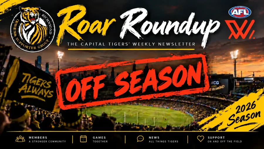 Roar Roundup off-season edition, the Capital Tigers weekly newsletter