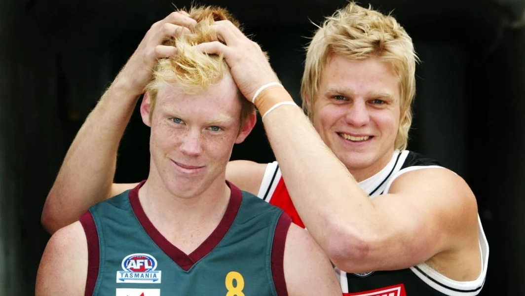 Placeholder: Young Jack Riewoldt in his Tasmanian junior football days at Clarence